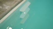 Cracked Pool Wall Step