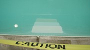 Cracked Pool Wall Step