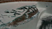 Pebble Delaminated Surface