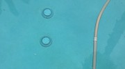 Repaired Drain Cover Above View