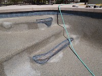 Drained Pool with Delam