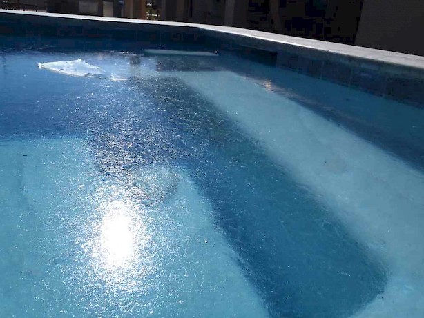 Ice in Pool